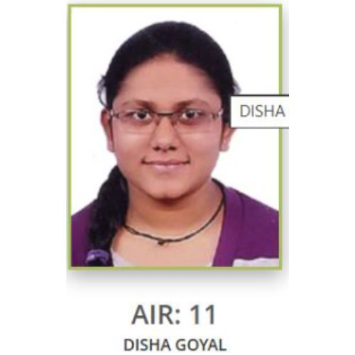 AIR 11 - Disha Goyal